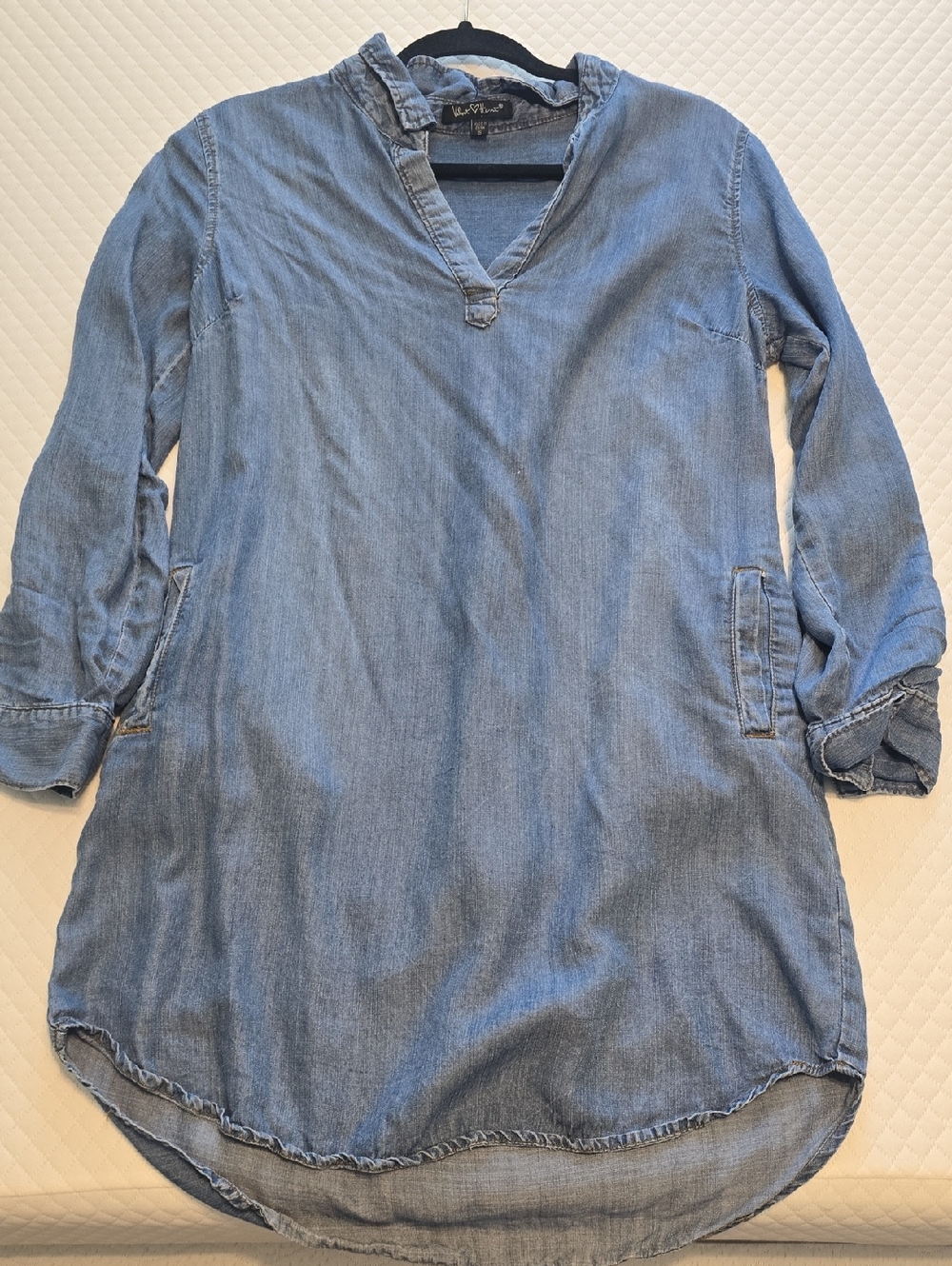 Velvet Heart Light Blue Denim Tunic Dress